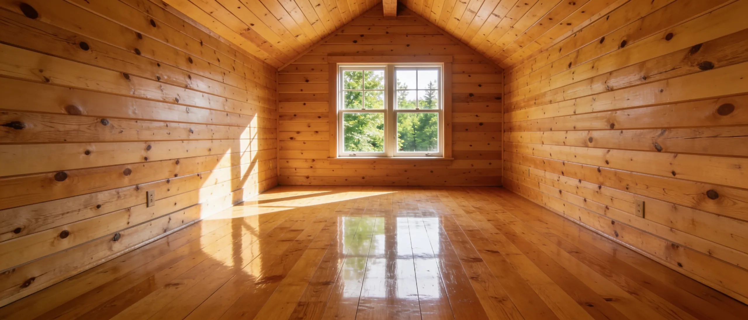 A spacious home interior cleaned and move-in ready