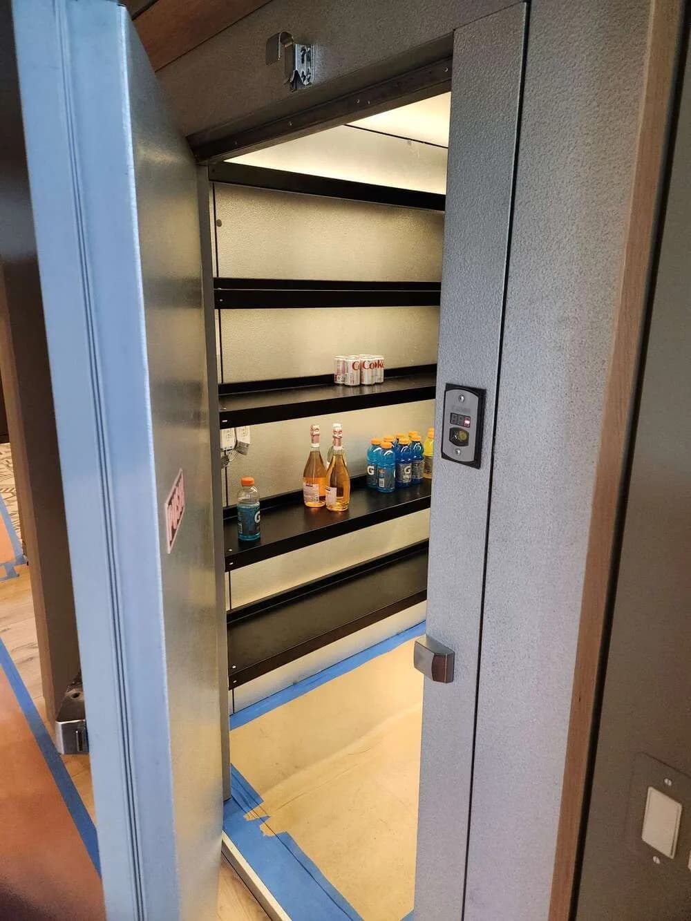 Pantry detail work during a whole-home deep clean